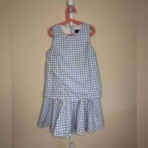 Victoria Beckham X Target Kids Blue and White Checkered Dress